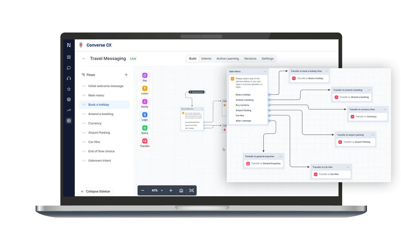 screenshot of Liberty Converse